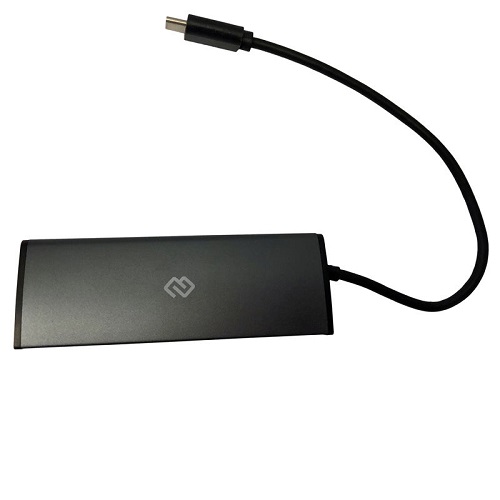 Разветвитель USB-C Digma HUB-4U3.0-UC-G 4порт. 