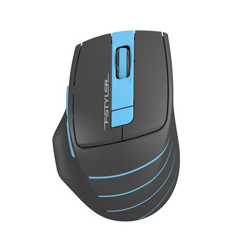 Беспроводная мышь A4 Fstyler FG30S серый/синий 