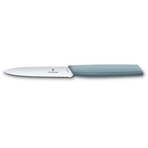 6.9006.10w21 Нож кухонный Victorinox 100мм, серрейтор  мятный