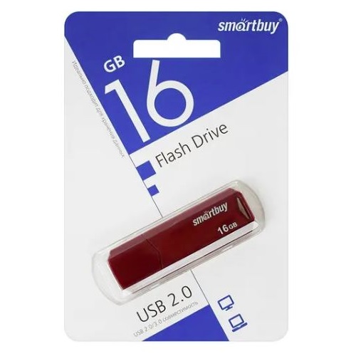 Карта памяти 16Гб Smartbuy Clue Blue