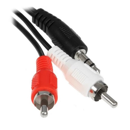 Кабель Jack 3,5 mm F/2RCA M 20см