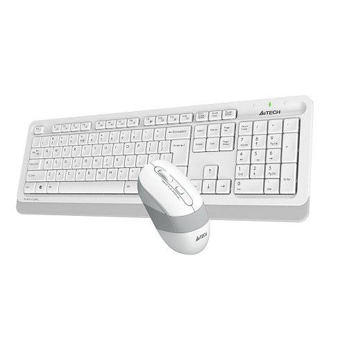 Клавиатура + мышь A4 Fstyler FG1010 бело-серый