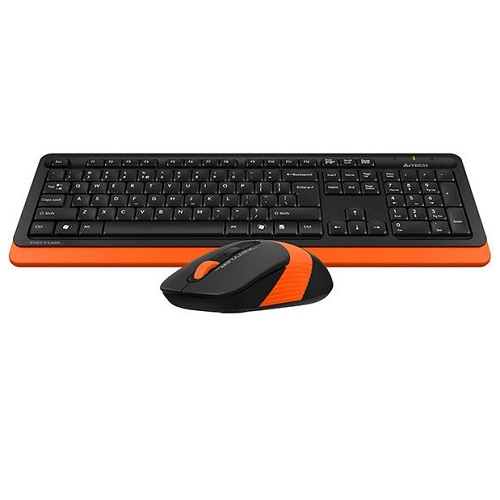Клавиатура + мышь A4 Fstyler FG1010 черный/оранжевый