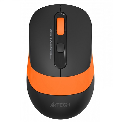 Беспроводная мышь A4 Fstyler FG10S черный/оранжевый