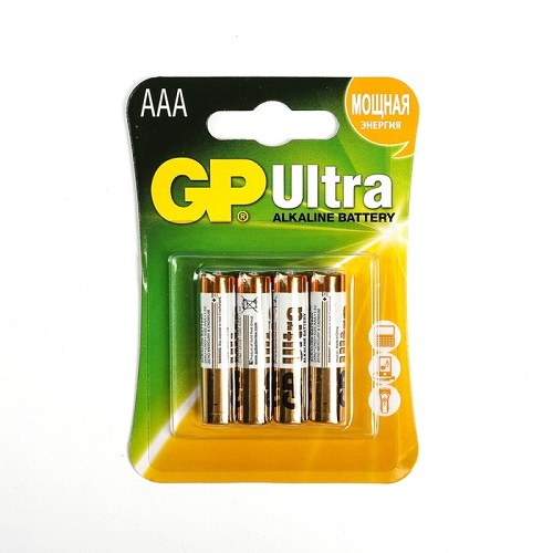 Батарейка AAA GP Ultra alkaline 4шт