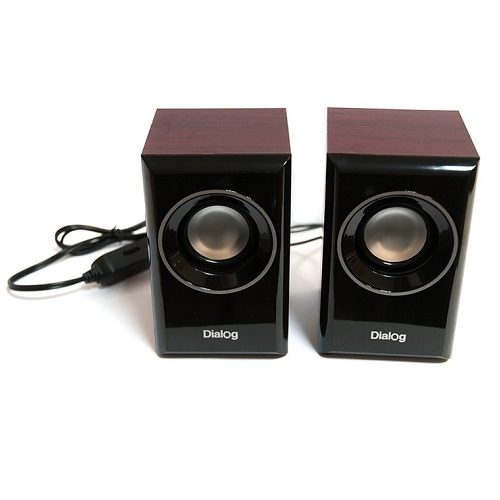Колонки 2.0 Dialog Stride AST-15UP 6W вишневый
