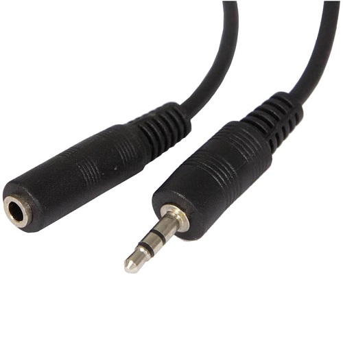Аудиоудлинитель 3.5 mm (m) jack - 3.5 mm (f) 2 м 