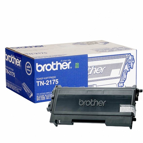 Тонер-картридж Brother BrTN-2175 для лазерных принтеров, факсов, МФУ: HL-2140R/2150NR/2170WR (2600 к