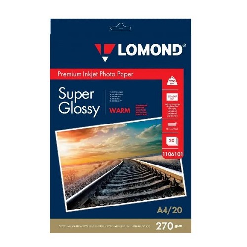 Бумага Lomond суперглянец 270г (20л) 1106100
