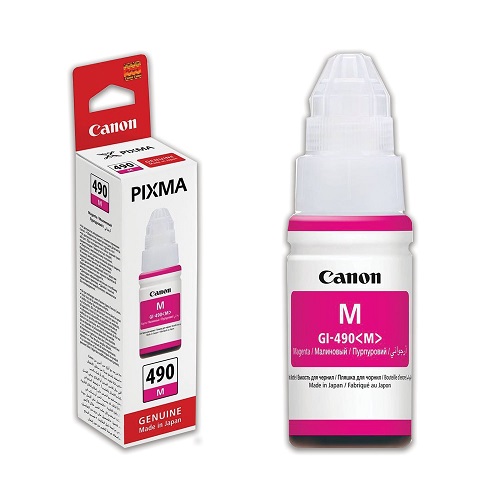Чернила для принтера Canon GI-490M Magenta для Pixma G1400/2400/3400