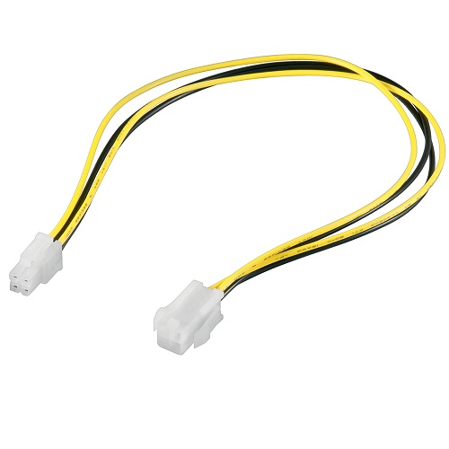 Удлинитель питания ATX 4-Pin M/F, длина 0,3м Cablexpert CC-PSU-7