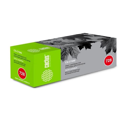 Картридж Cactus CS-C728S Черный для Canon MF4410/4430/4450/4550D/F4570DN/4580DN (2100стр.)