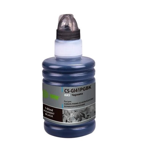 Чернила Cactus CS-GI41PGBK GI-41 PGBK черный 140мл