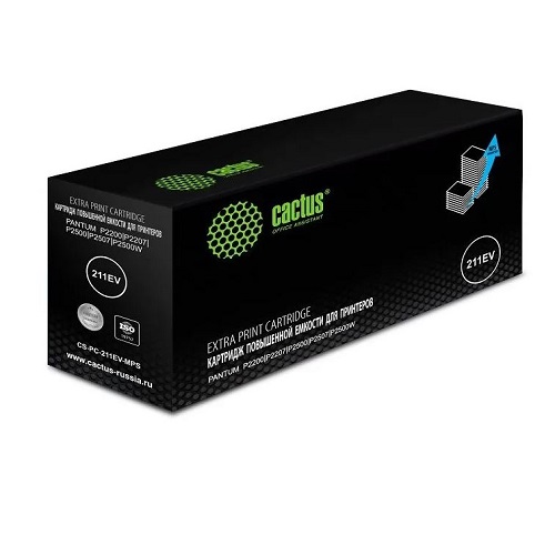 Картридж Cactus CS-PC-211EV-MPS (6000стр.) для Pantum P2200/P2207/P2500/P2507/P2500W/M6500/M6550/M6607