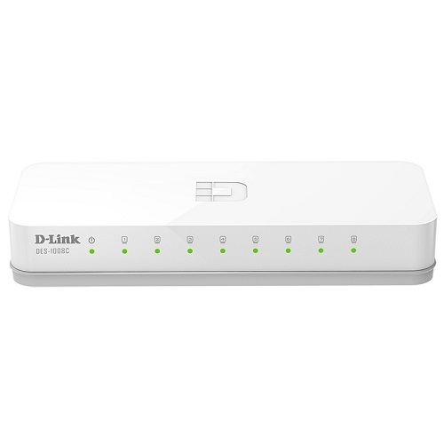 Коммутатор 8 port D-Link DES-1008C/A1A 8x10/100