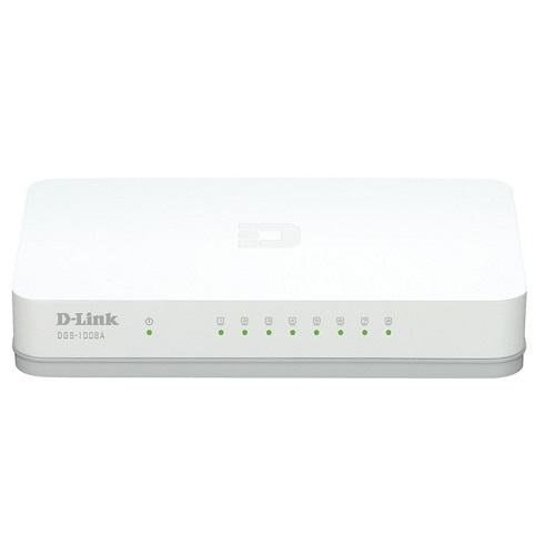 Коммутатор 8 port D-Link DGS-1008A 8x10/100/1000