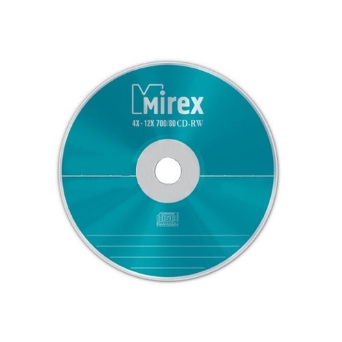 ДИСК CD-RW Mirex 700MB 4х-12x 