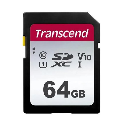 Карта памяти SDXC 64Gb class10 Transcend 