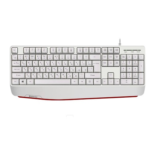 Клавиатура Defender Atom HB-546 белый