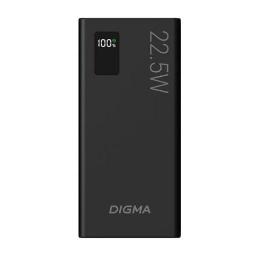 Мобильный аккумулятор Digma DGPF10A 10000mAh QC3.0/PD3.0 22.5W 3A