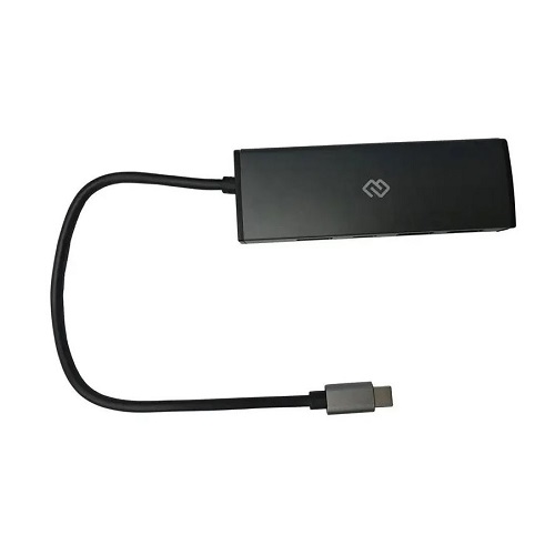 Разветвитель USB-C Digma HUB-3U3.0С-UC-G 4порт. серый