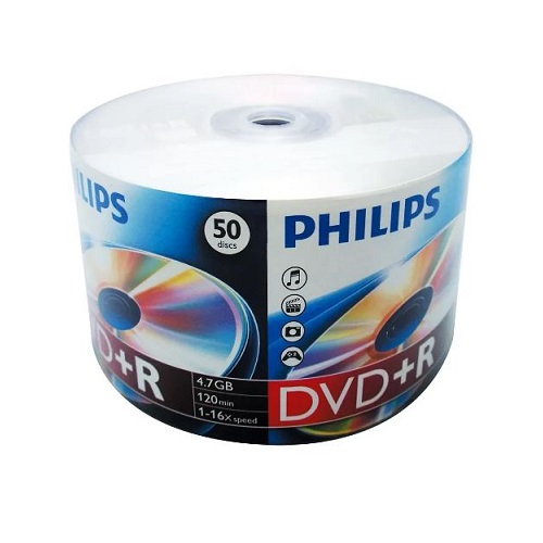 Диск DVD+R Philips 4,7Gb 16x технология (50)