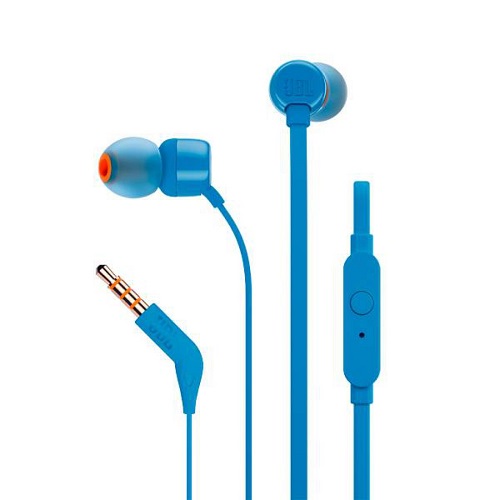Гарнитура-вкладыши JBL T110 BLUE 
