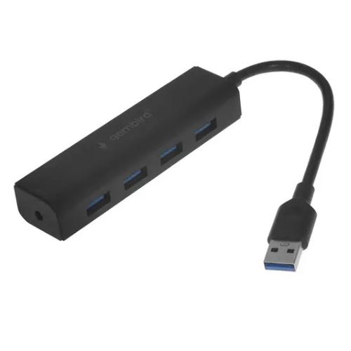 Разветвитель USB 3.0 Gembird UHB-C354, 4 порта, с питанием