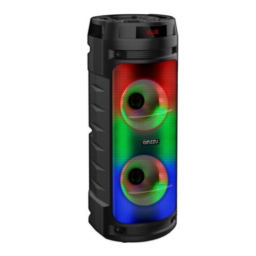 Колонки портативные Ginzzu GM-219 50W BT/FM/USB/RGB