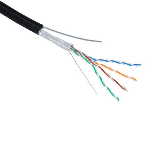 Кабель FTP 5E кат Netlan внеш. экран. 1м