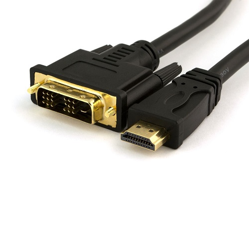 Кабель HDMI - DVI 0,5м 