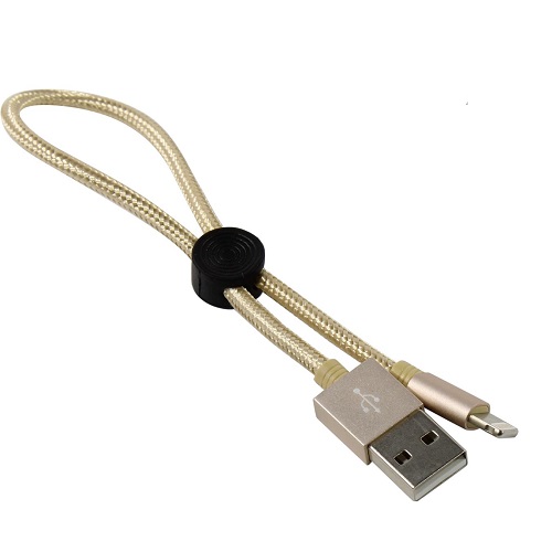 Кабель lightning hoco X35 золотой, 0,25м