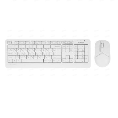 Клавиатура + мышь A4Tech Fstyler FG1012 белый 