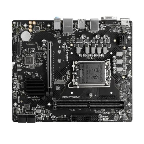 LGA 1700 Материнская плата MSI PRO B760M-E  2xDDR5 HDMI/VGA