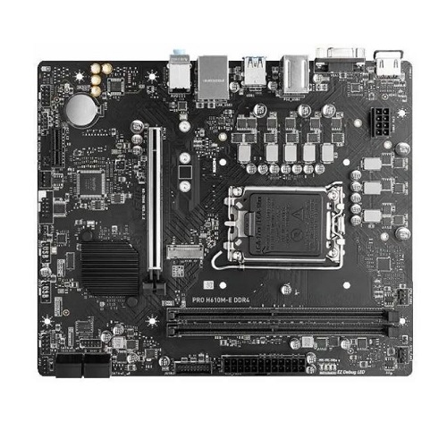 LGA 1700 Материнская плата MSI PRO H610M-E DDR4  mATX VGA+HDMI+m.2