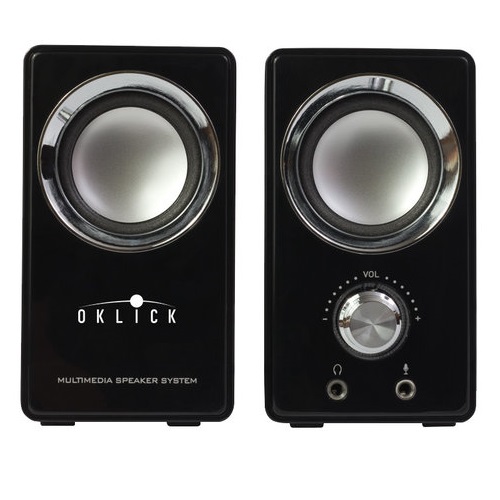 Колонки 2.0 Oklick OK-116 6Вт черный  