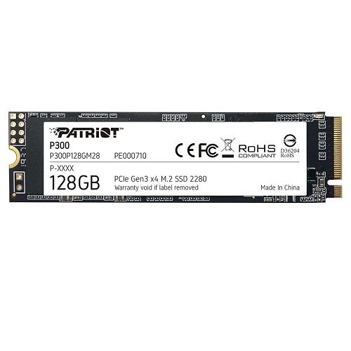 Накопитель SSD PCI-E x4 128Gb Patriot P300P128GM28 P300 M.2 2280