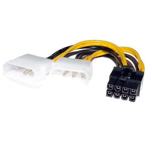 Переходник питания для видеокарты 2хMolex->PCI-Express 8pin