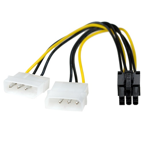 Переходник питания для видеокарты 2хMolex->PCI-Express 6pin