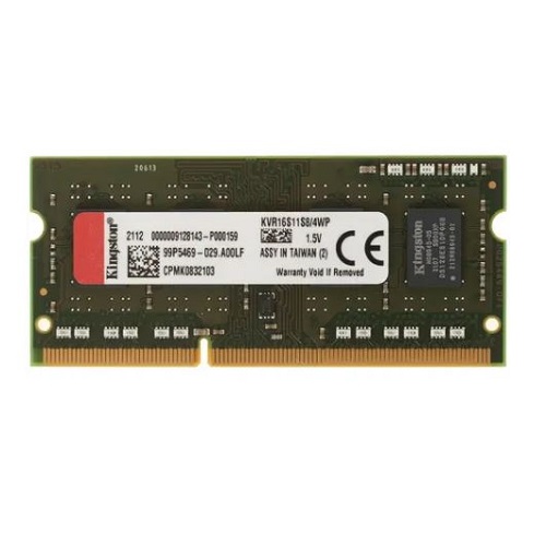 ОЗУ SO-DIMM DDR3 4Gb 1600Hz Kingston 1,5V