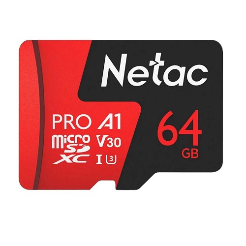 Карта памяти microSDXC 64GB Netac P500 Extreme Pro