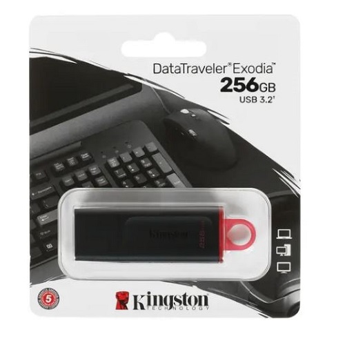 Карта памяти 256Гб Kingston DataTraveler Exodia DTX/256GB