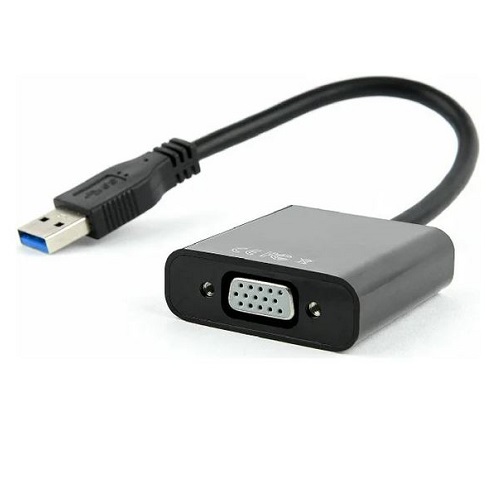 Видеоадаптер USB 3.0 --> VGA Cablexpert <AB-U3M-VGAF-01-W>